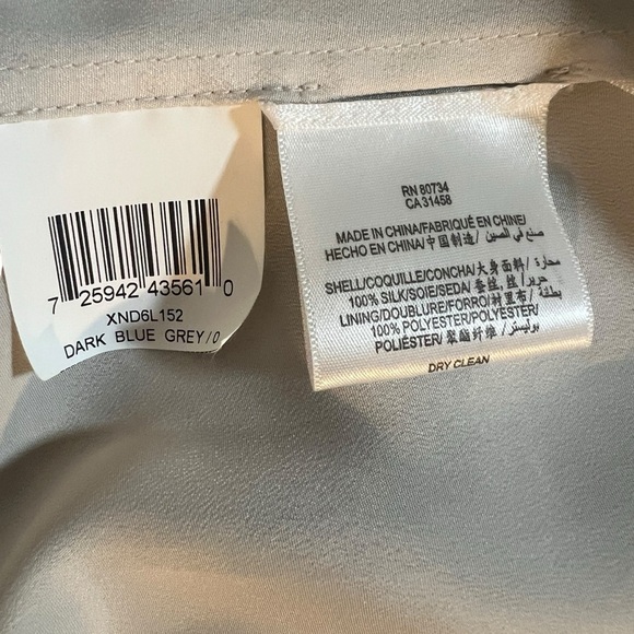 BCBG 100% Silk Shell Camo One Shoulder Evening Prom Full Length Dress, Size 0 - Picture 11 of 11